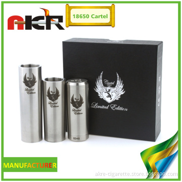 Newest E Cig Cooper Cartel Mod Vaporizer with Silver Plated Brass Pin